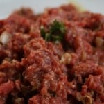 Steak Tartare: Raw Egg + Raw Meat = Perfection