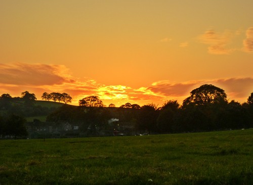 Walking back from the Priory