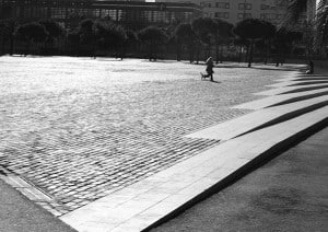 By the coast in Barcelona...