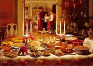 Traditional Christmas Eve Dinner in Calabria, Italy
