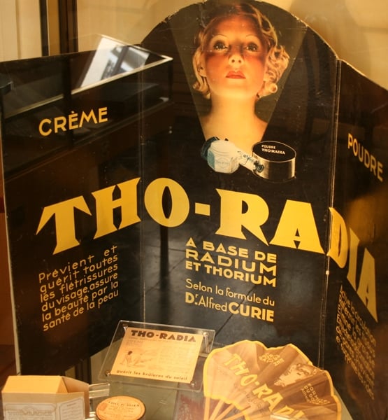 Radium Product - Radioactive Beauty Products - Marie Curie Museum Radium Product - Radioactive Beauty Products - Marie Curie Museum
