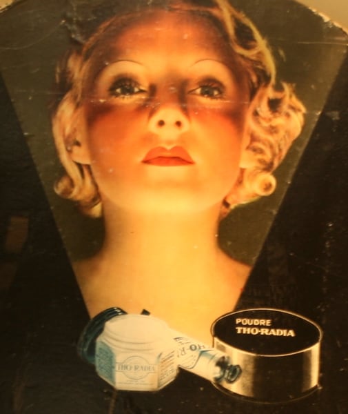 Tho-Radia Poster in the Marie Curie Museum - French Beauty Secret Tho-Radia Poster in the Marie Curie Museum - French Beauty Secret