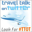 the logo for travel talk on twitter - #TTOT