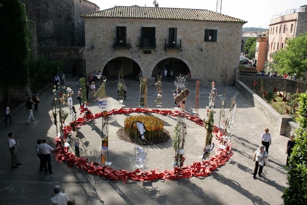 Flower Festival Girona (13) Main square flower festival girona