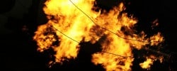 Hot Air Balloon Fire