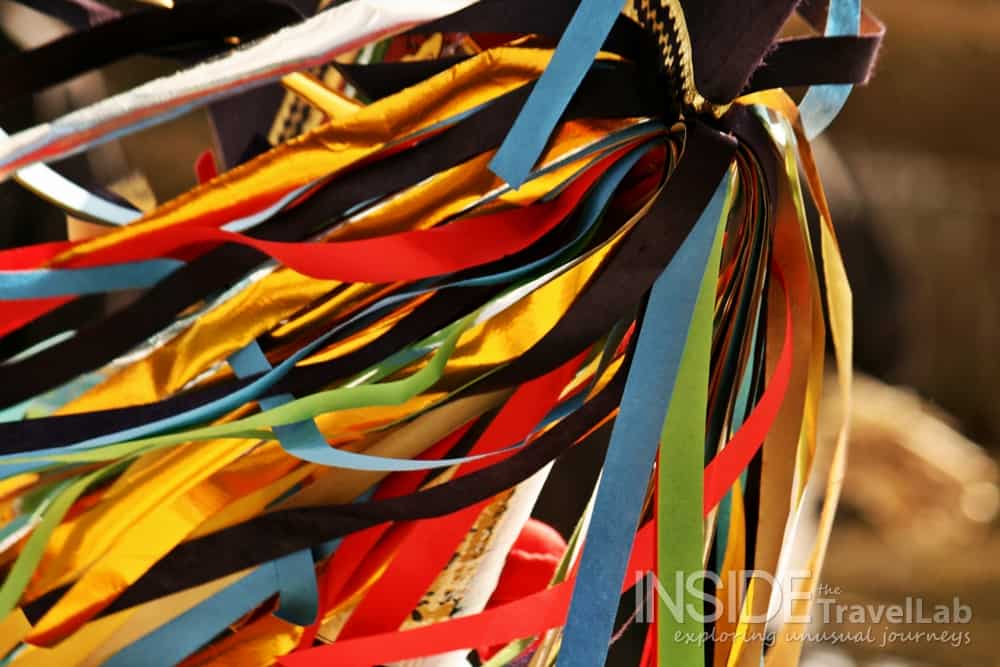 Enburi ribbons at a winter festival Enburi ribbons at a winter festival