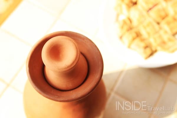 Feynan Eco lodge ceramic jar Feynan Eco lodge ceramic jar