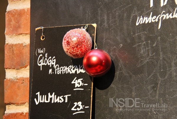 Swedish Christmas chalkboard