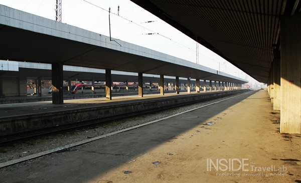 Train platform, Sofia Bulgaria