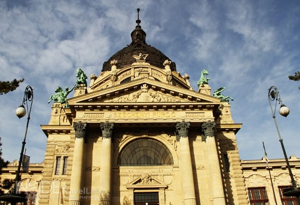 Baths in Budapest Outside