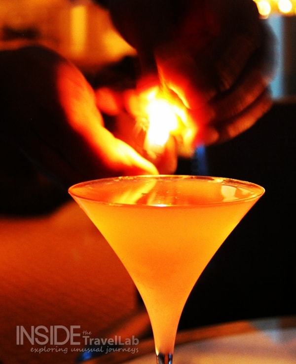 Egerton Hotel Cocktail on Fire Egerton Hotel Cocktail on Fire