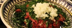 Siniyet Kafta early stages Jordanian Food