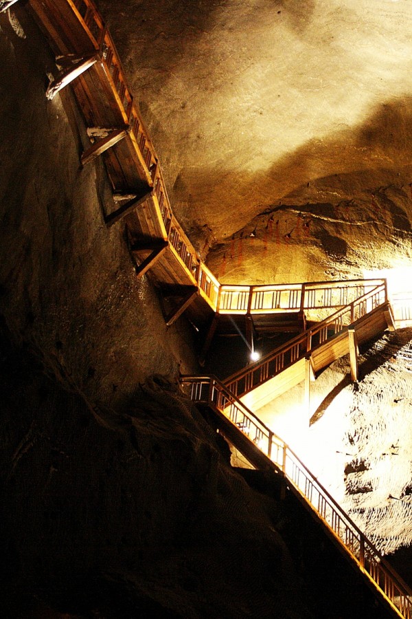 Wieliczka Salt Mine Staircase