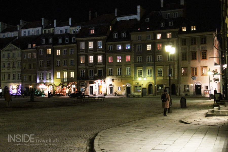 Buildings in Warsaw old town