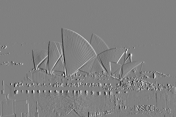The Sydney Opera House At Night Embossed