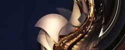 The Sydney Opera House At Night Swirl Blur