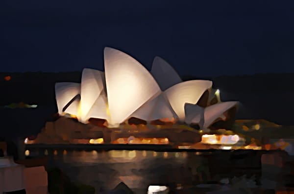 The Sydney Opera House Oil Painting