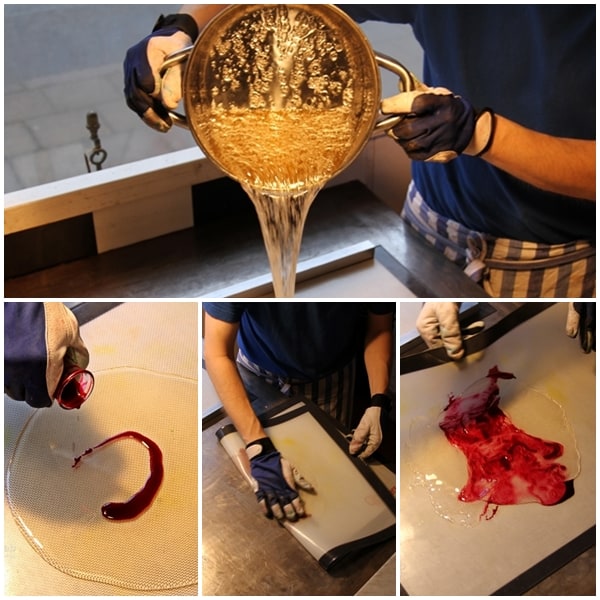 How to make candy pouring and sticking How to make candy pouring and sticking