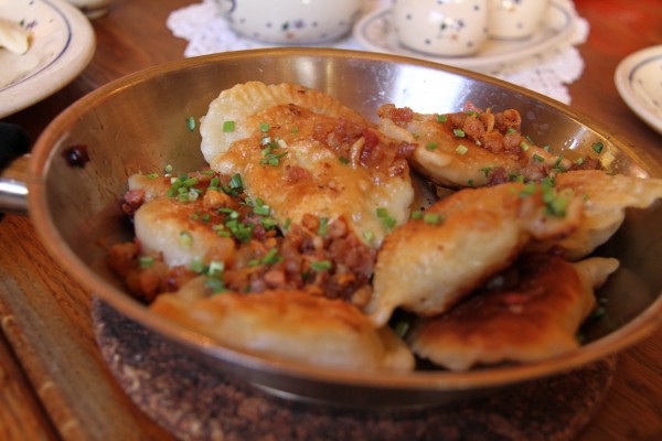 Pierogi with chives