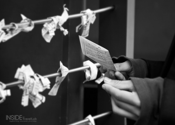 Asakusa shrine folded paper
