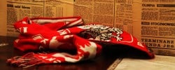 Polish football scarf