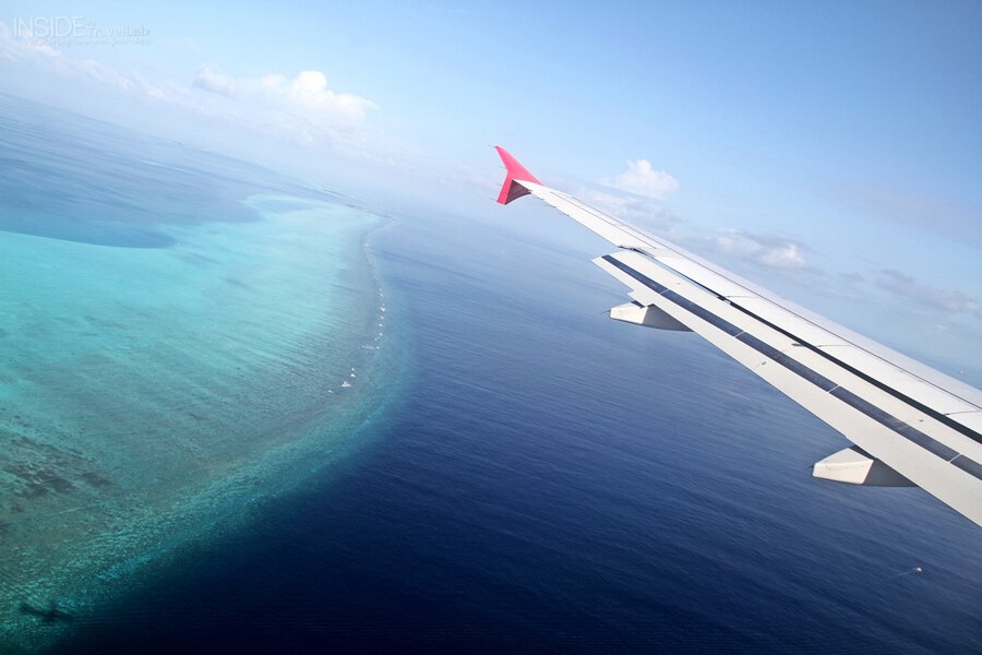 Maldives from the air
