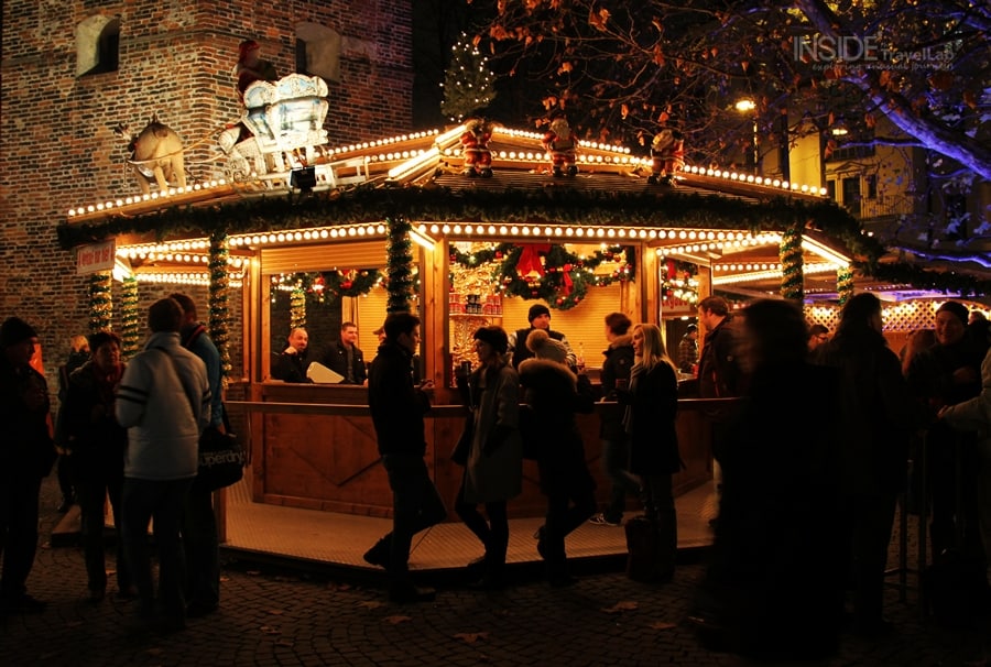 People at Munich Christmas Market