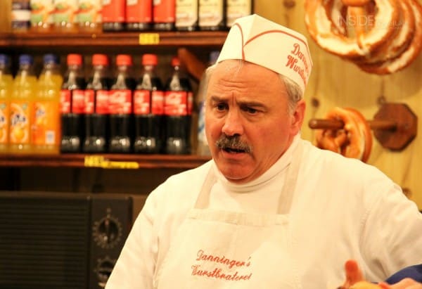 Munich Christmas Market Pretzel Seller