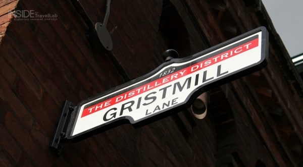 Gristmill sign at Toronto Distillery
