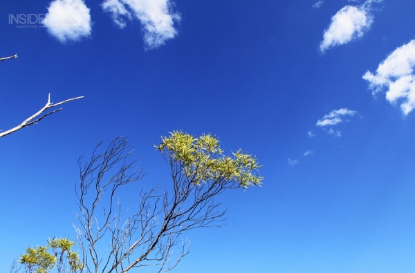 Blue skies in Australia