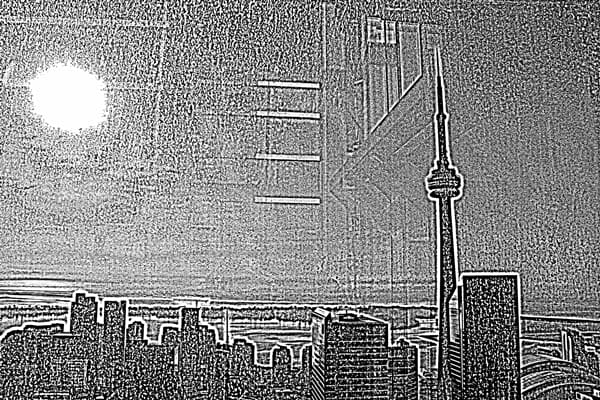 Toronto Skyline Sketch