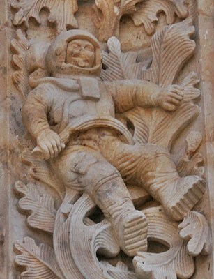 Spain - Salamanca - New Cathedral- Astronaut