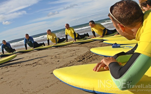 Surf lesson pose - summer bucket list idea