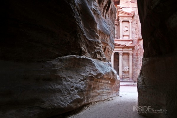 Approaching Petra, Jordan