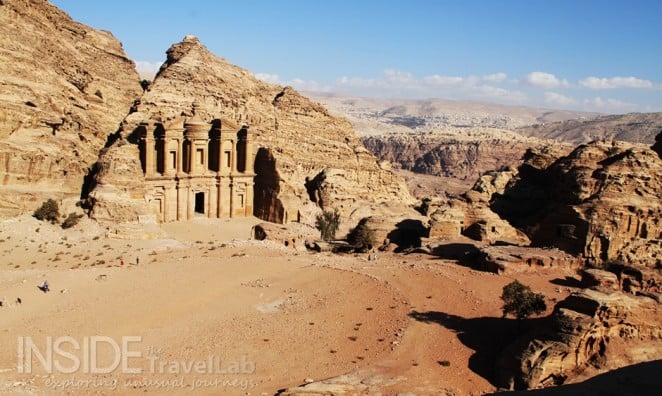 Petra Jordan Monastery from Afar