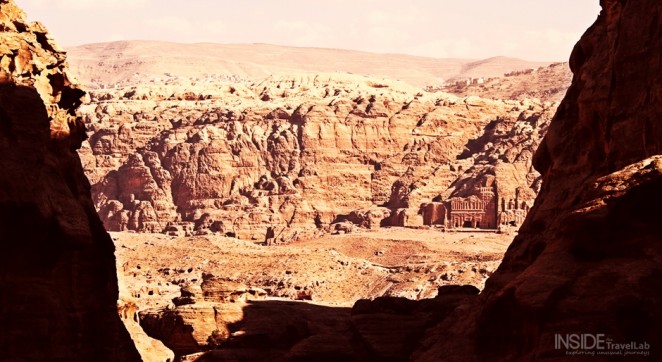 The magnificent stone of Petra Jordan