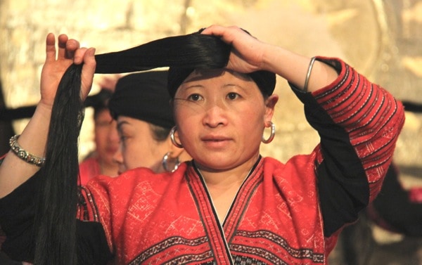 Yao women rice water hair recipe leads to long, luscious hair