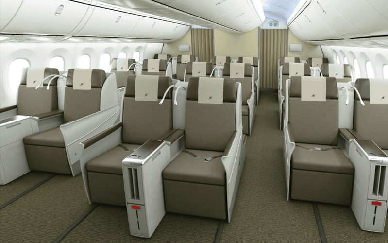 Royal Brunei Business Class on the Dreamliner 787