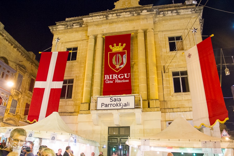 Birgu Candle Festival Facade