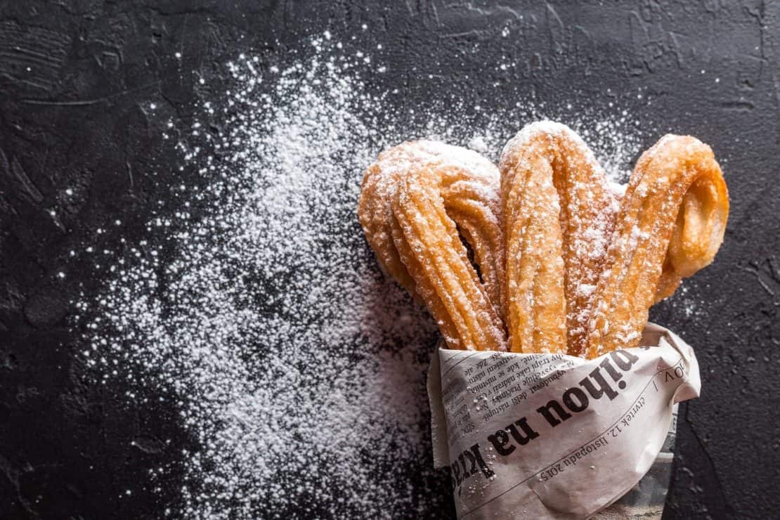 Spain - Madrid - Churros with sugar