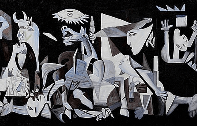 Iconic Guernica in the Reina Sofia Madrid