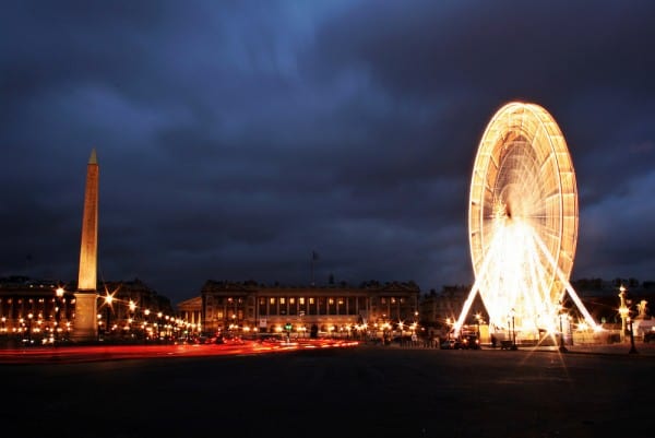 France - Paris - Place de la Concorde at Night