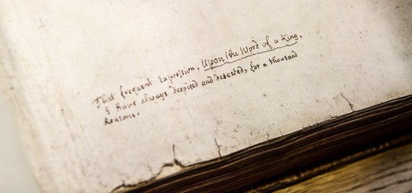 Jonathan Swift writes at Marsh's Library @insidetravellab