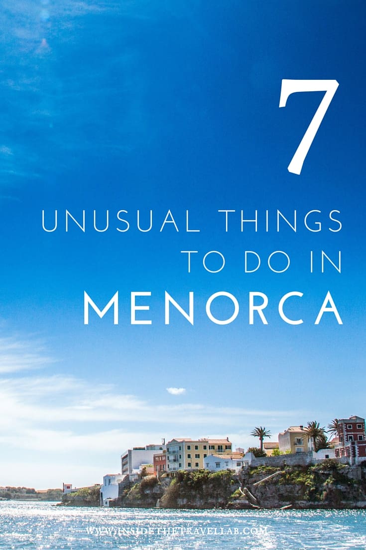 Unusual things to do in Menorca  Here are just some of the unusual things you can see and do on this small sized Balearic Isle (and note that an alarming number of them do seem to involve delving in to food and drink. Note also, that I do not consider that to be a bad thing.) - via @insidetravellab