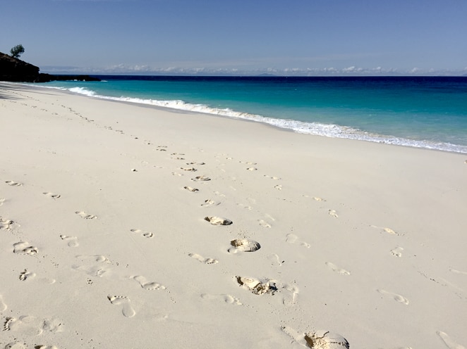 White sandy Madagascar Beach