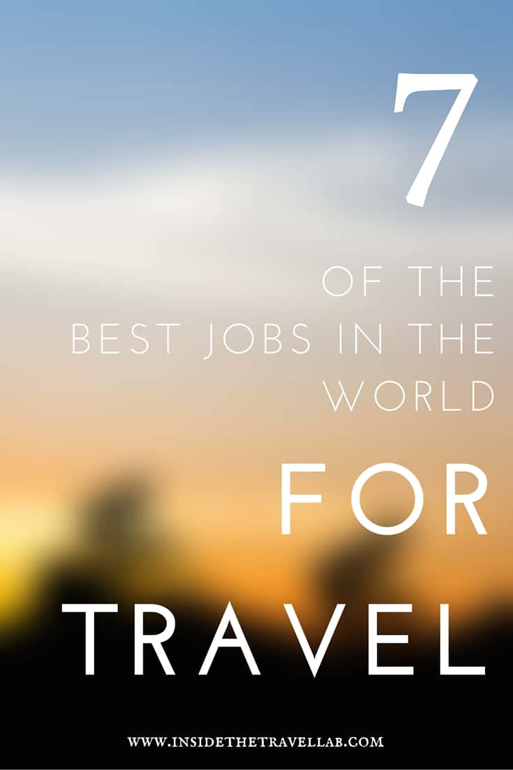 Read about some of the best jobs in the world for travel. From teaching to a conflict resolution & peacebuilding specialist, see what jobs take people around the world. - via @insidetravellab