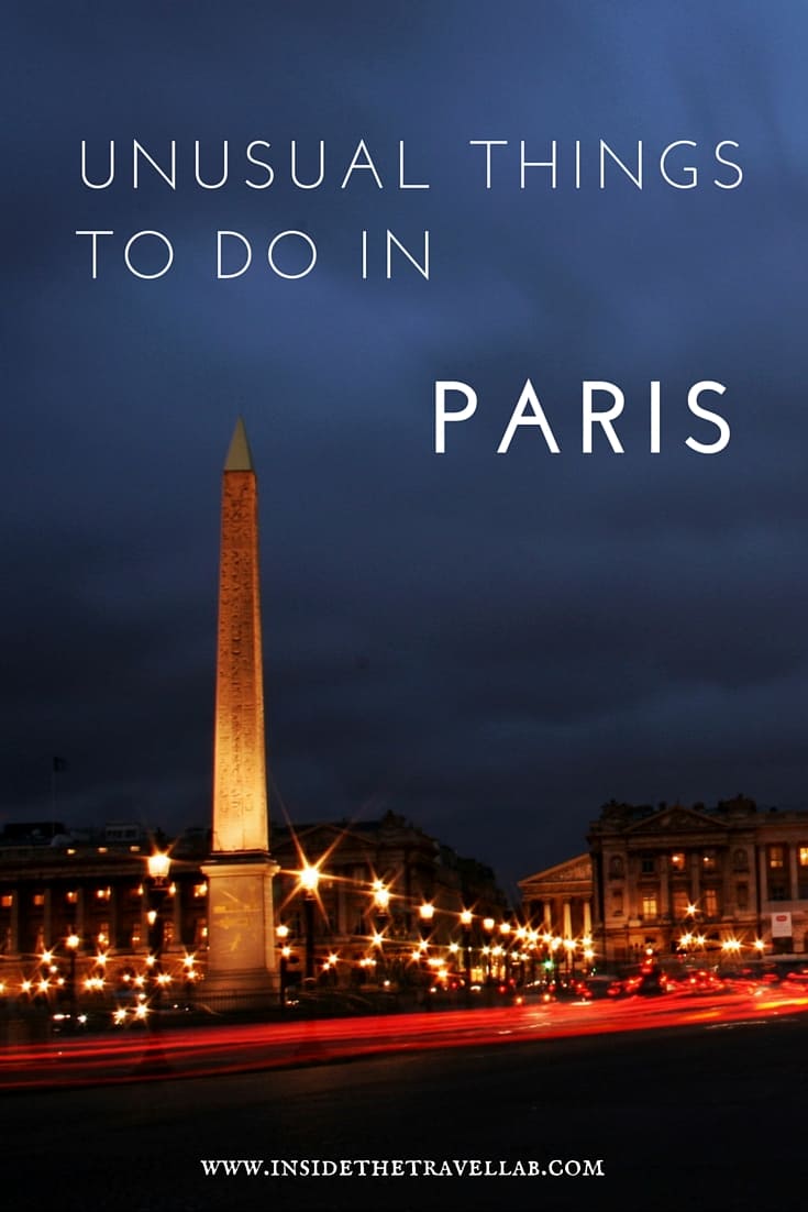 Unusual things to do in Paris from @insidetravellab