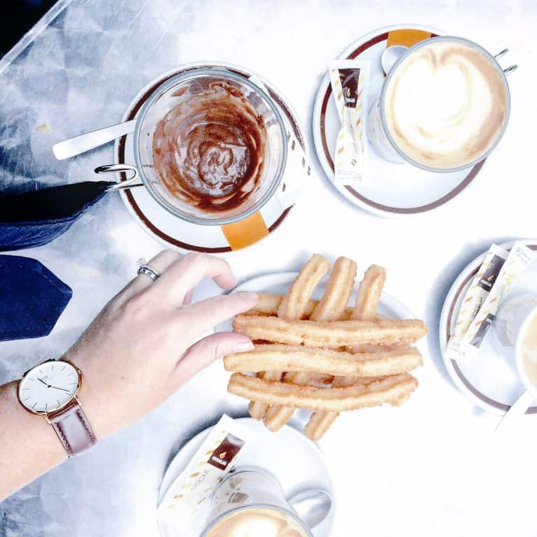 Spain - Galicia - Churros on a table in Spain