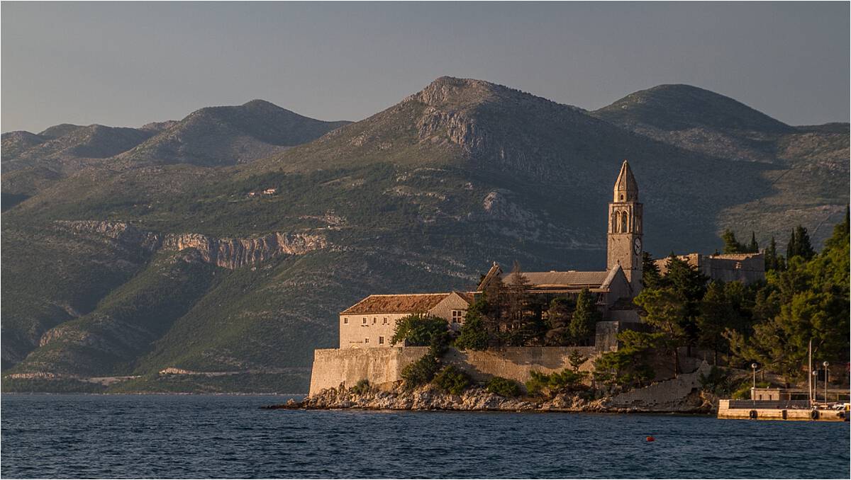 Croatia - Elaphiti Islands - church on Lopud Island