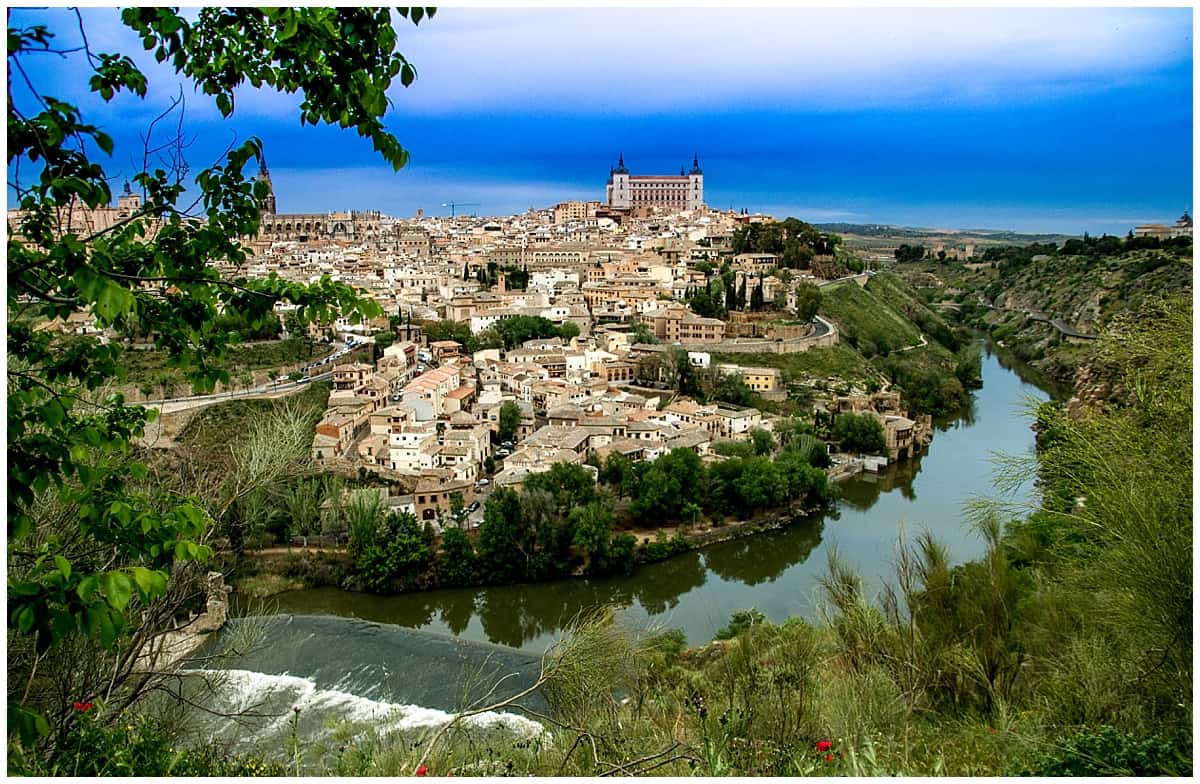 Spain - Castilla la Mancha - city view of Toledo
